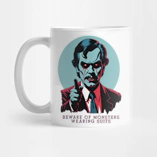 Monsters Wearing Suits Mug